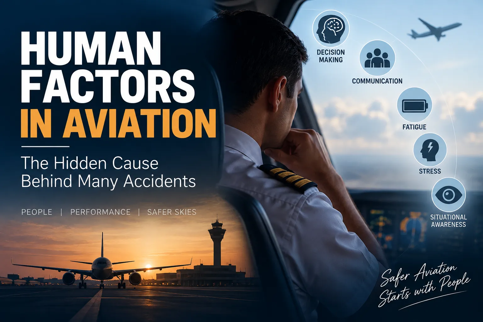 Human Factors in Aviation and its impact on aviation safety and accidents